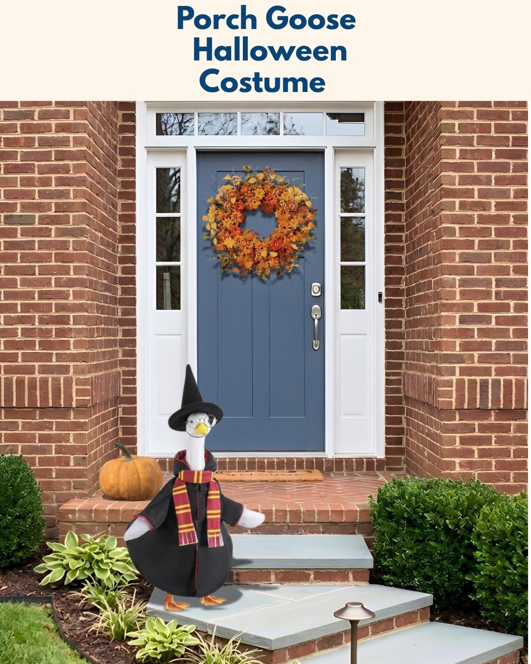 Your porch  Goose needs a costume / I suggest Harry Potter #porchgoose

#LTKHome #LTKSeasonal