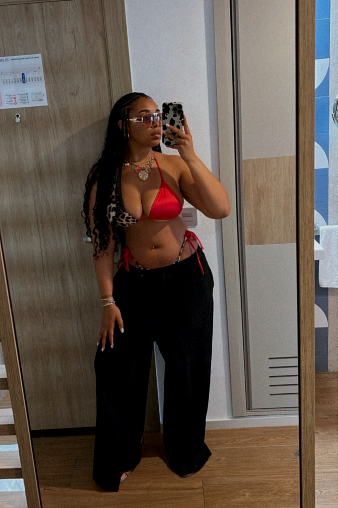 Love this half red/cheetah bikini! 

#LTKSwim #LTKTravel #LTKSeasonal