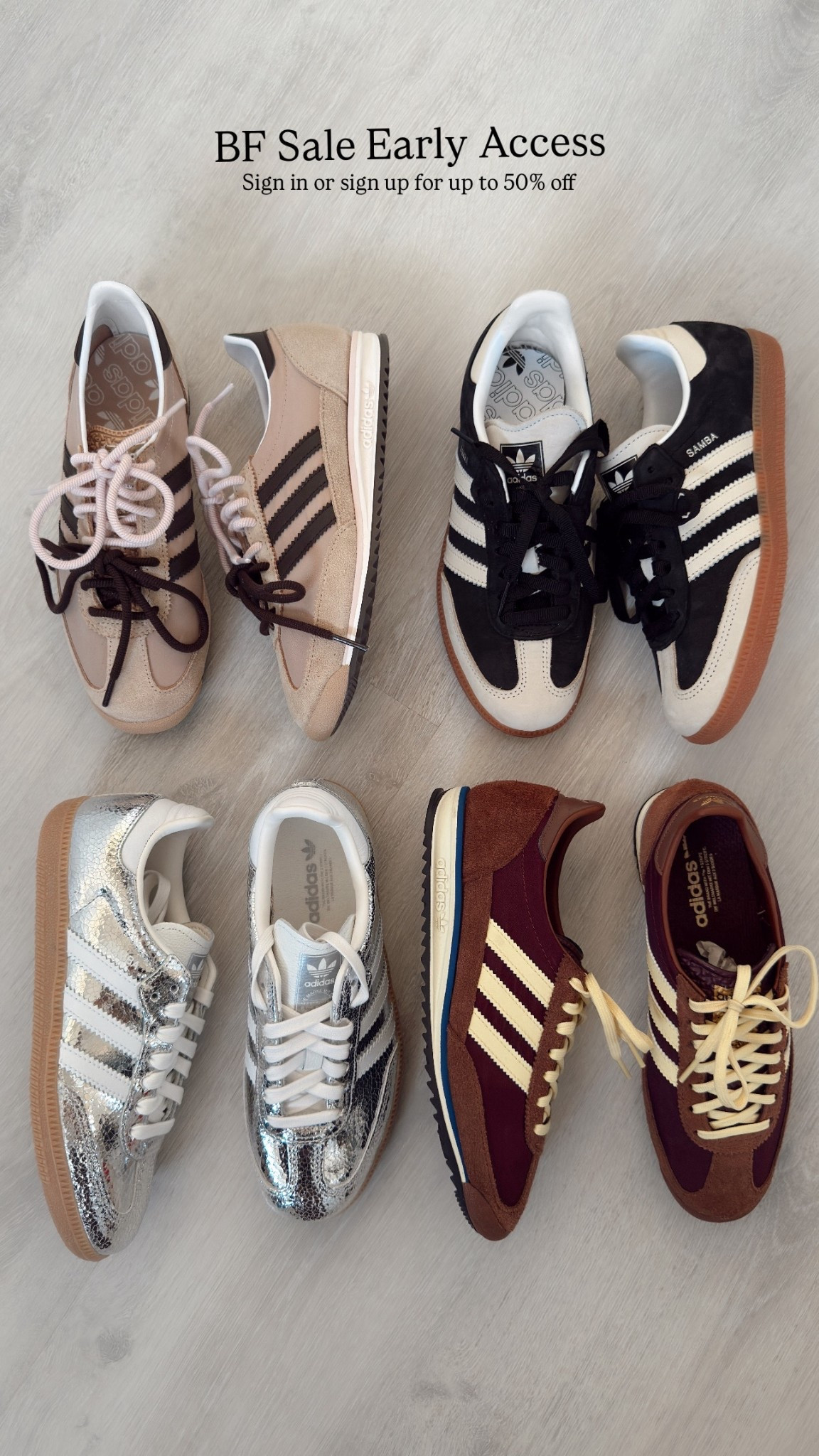 Early Access to the Black Friday sale at Adidas! Sign in or sign up for the sale prices.  

#LTKsale #LTKshoes #LTKCyberWeek