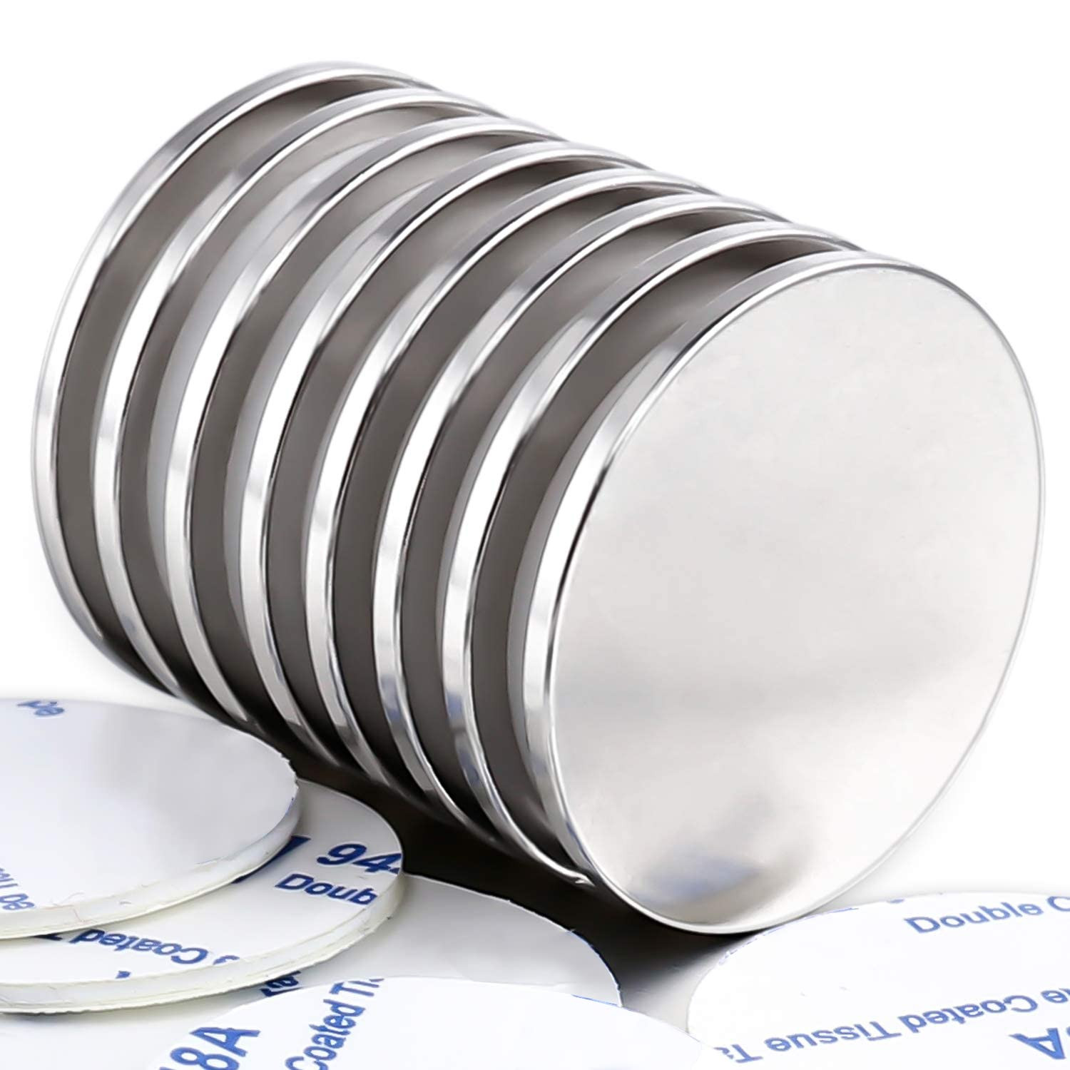 LOVIMAG Strong Neodymium Disc Magnets with Double-Sided Adhesive Powerful Rare Earth Magnets, Per... | Amazon (US)