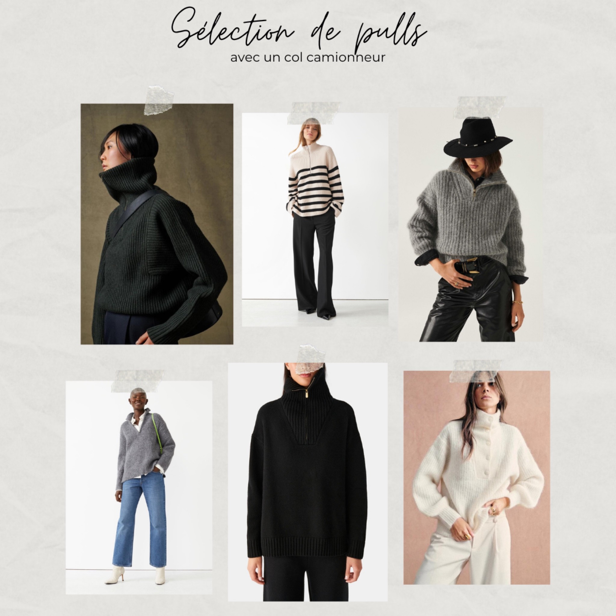 Sélection de pulls col camionneur #wintertrends #halfzipsweater #knit

#LTKSeasonal #LTKstyletip #LTKeurope