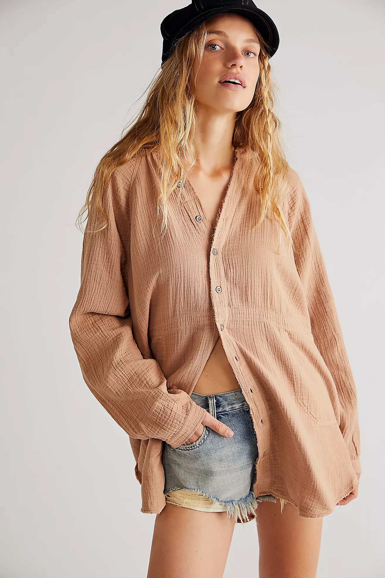 We The Free Summer Daydream Buttondown | Free People (Global - UK&FR Excluded)