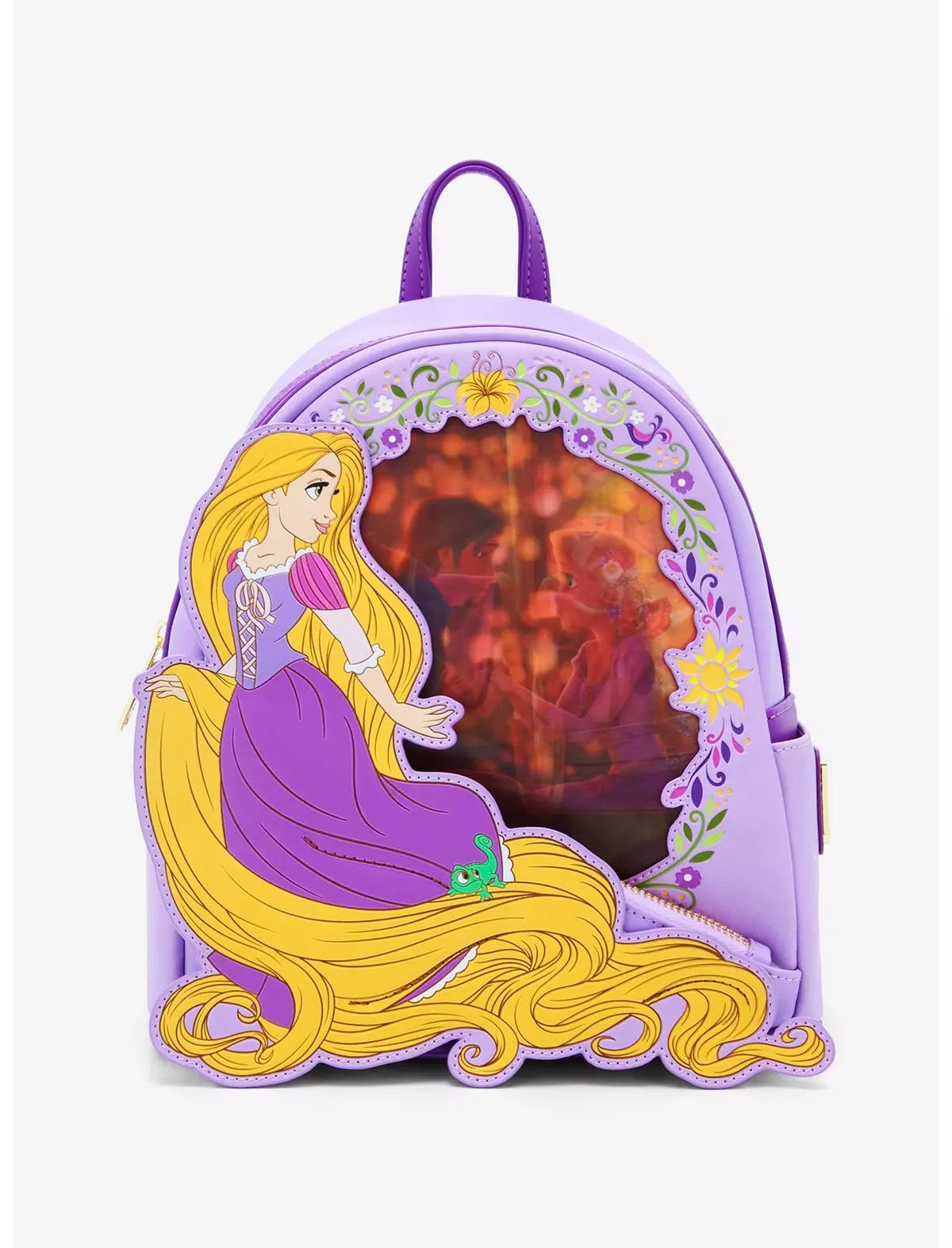 Loungefly Disney Tangled Rapunzel Lenticular Mini Backpack | BoxLunch