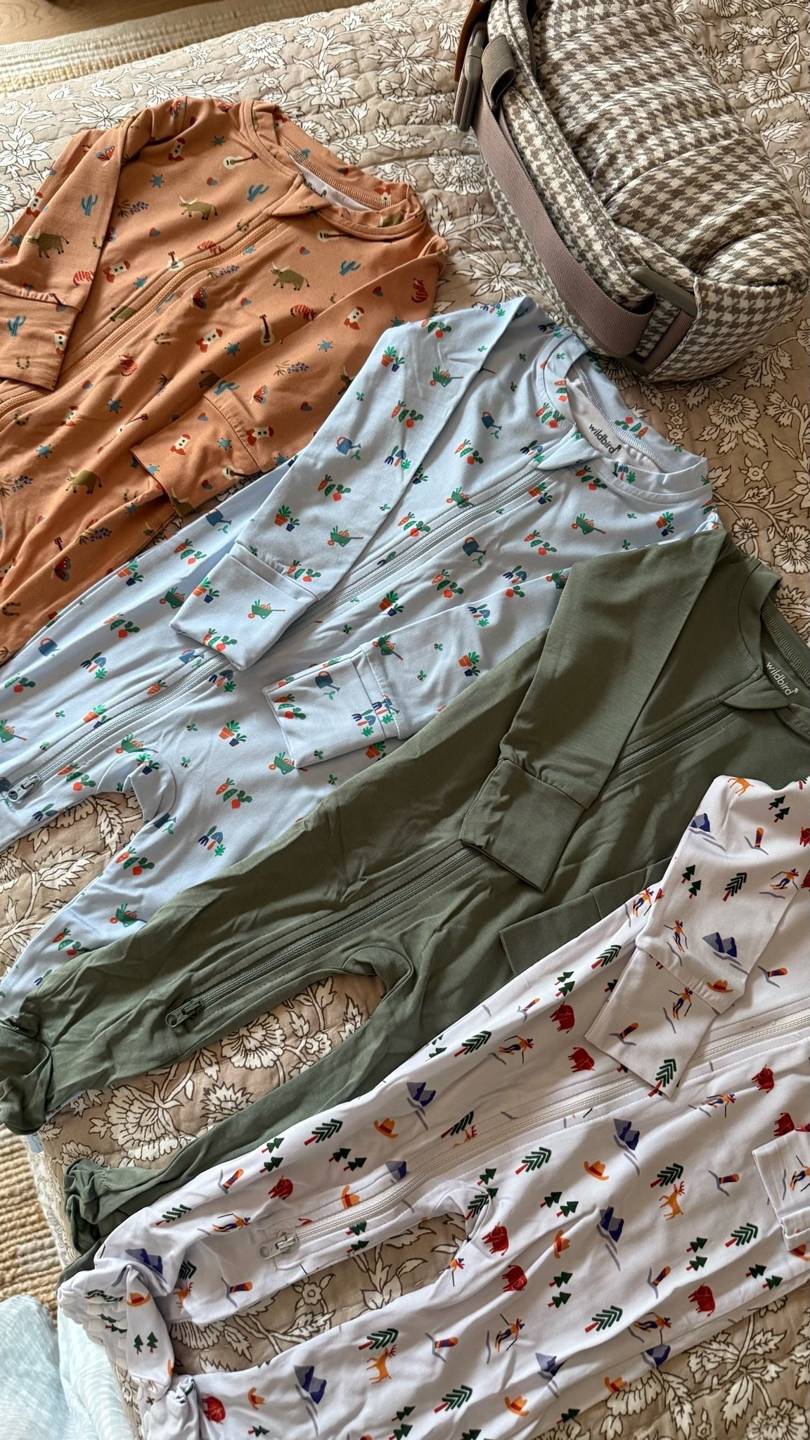 my recent Wildbird order, cutie pjs for my son (so many cute colors and prints, on sale) and so excited about this carrier print for fall and winter! I’ve had the butterfly print of this carrier for years and love it!

#LTKBaby