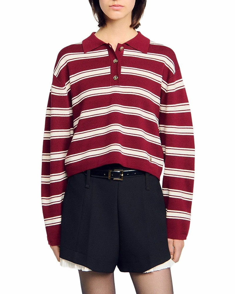 Sandro Striped Rugby Shirt | Bloomingdale's (US)