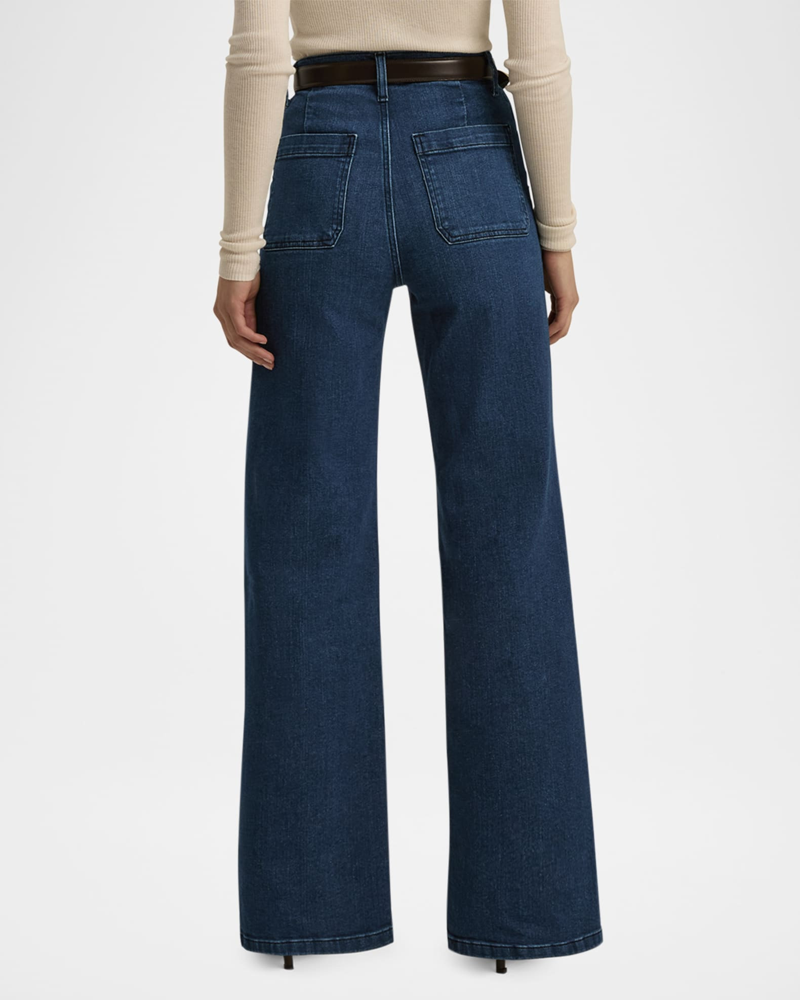 Favorite Daughter The Mischa Super High Rise Wide-Leg Jeans | Neiman Marcus