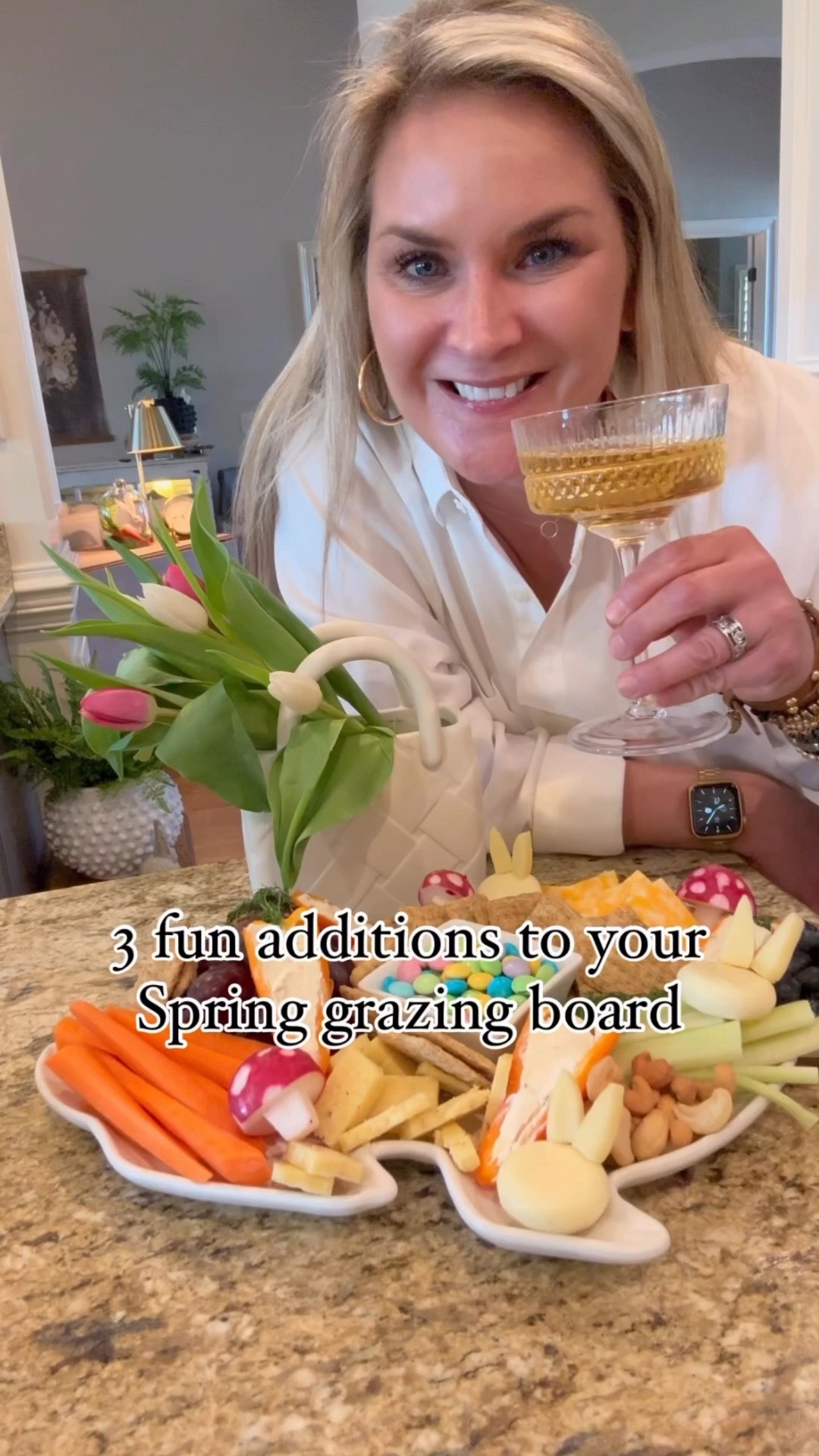 Three cute and easy additions to your Spring grazing boards. 

1.  Babybel bunnies. I used Babybel cheese for the base and Tillamook Sharp White Cheddar slices for the ears. 🐰

2. Orange pepper stuffed with cream cheese and a sprig of fresh dill to make carrots. 🥕 

3.  Radish mushrooms 🍄 These were so much easier to make than I thought they would be! I think they’re just adorable! 

Which one is your favorite? I can’t decide between the bunny and the mushroom! 



#thesassyoak #easterbrunch #easterlunch #easterappetizer #easterfood #springcharcuterie #springfood #charcuterieboard #charcuterie #charcuterieideas #grazingboard #grazingfood #grazingplatter #foodarts #foodart #targetstyle #targethome #targetdollarspot #thresholdtarget 

Easter brunch | Charcuterie | Easy Recipes | Grazing board | Spring Appetizer | Brunch | Food Art |



#LTKHome #LTKSeasonal #LTKfoodie