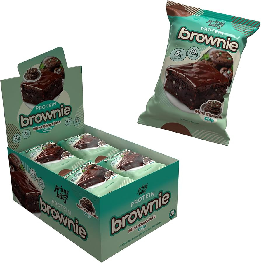 Prime Bites Protein Brownie from Alpha Prime Supplements | High Protein, Collagen Fortified Low S... | Amazon (US)