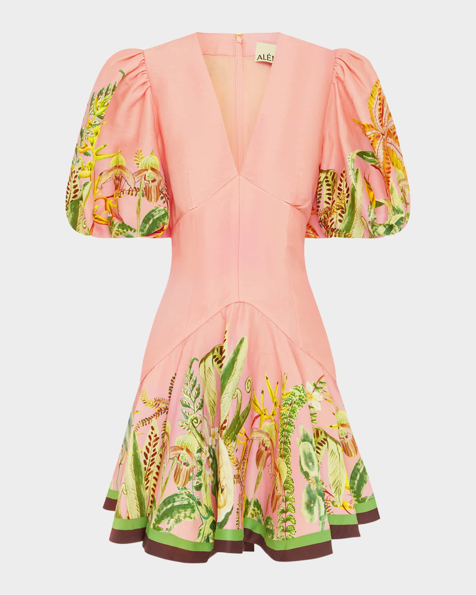 ALEMAIS Papaya Mini Dress | Neiman Marcus
