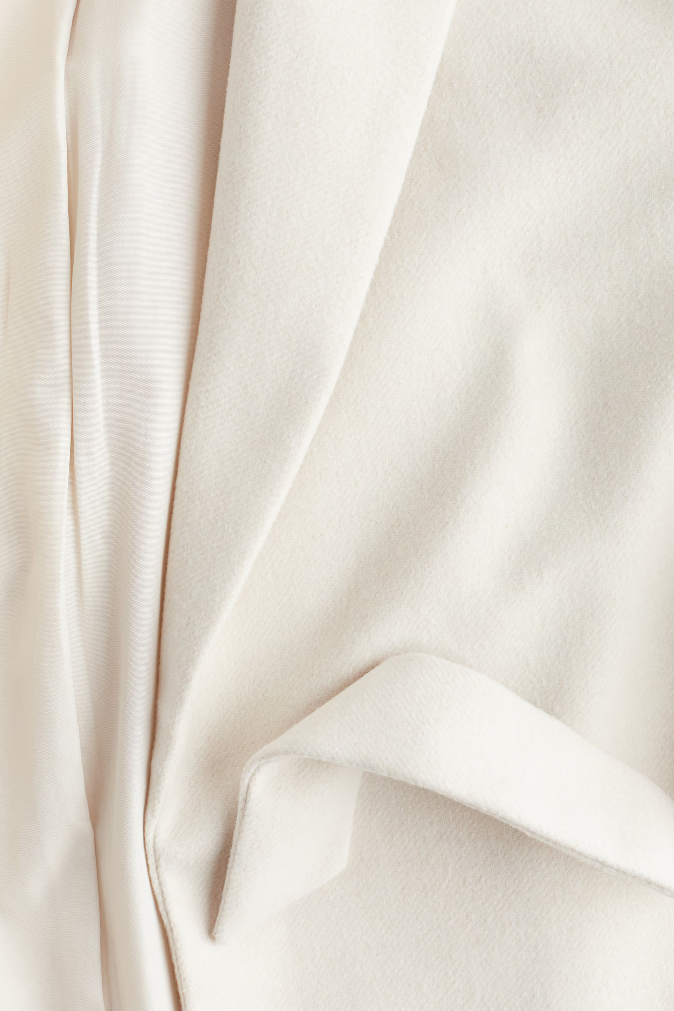 Brushed-Finish Tie-Belt Coat | H&M (US + CA)