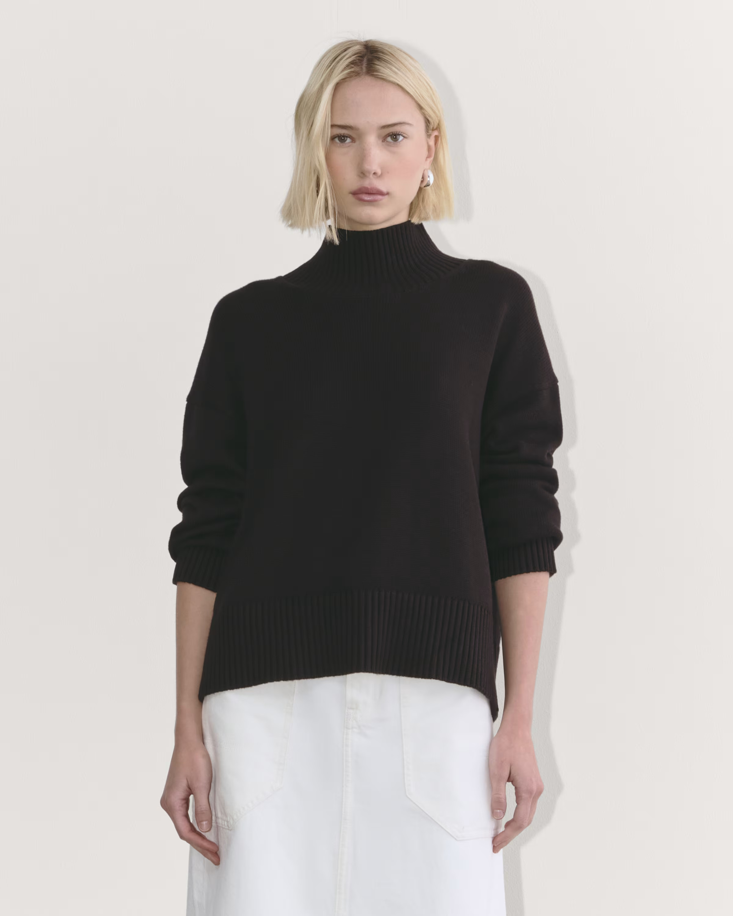 The Boxy Turtleneck in Everyday Cotton | Everlane