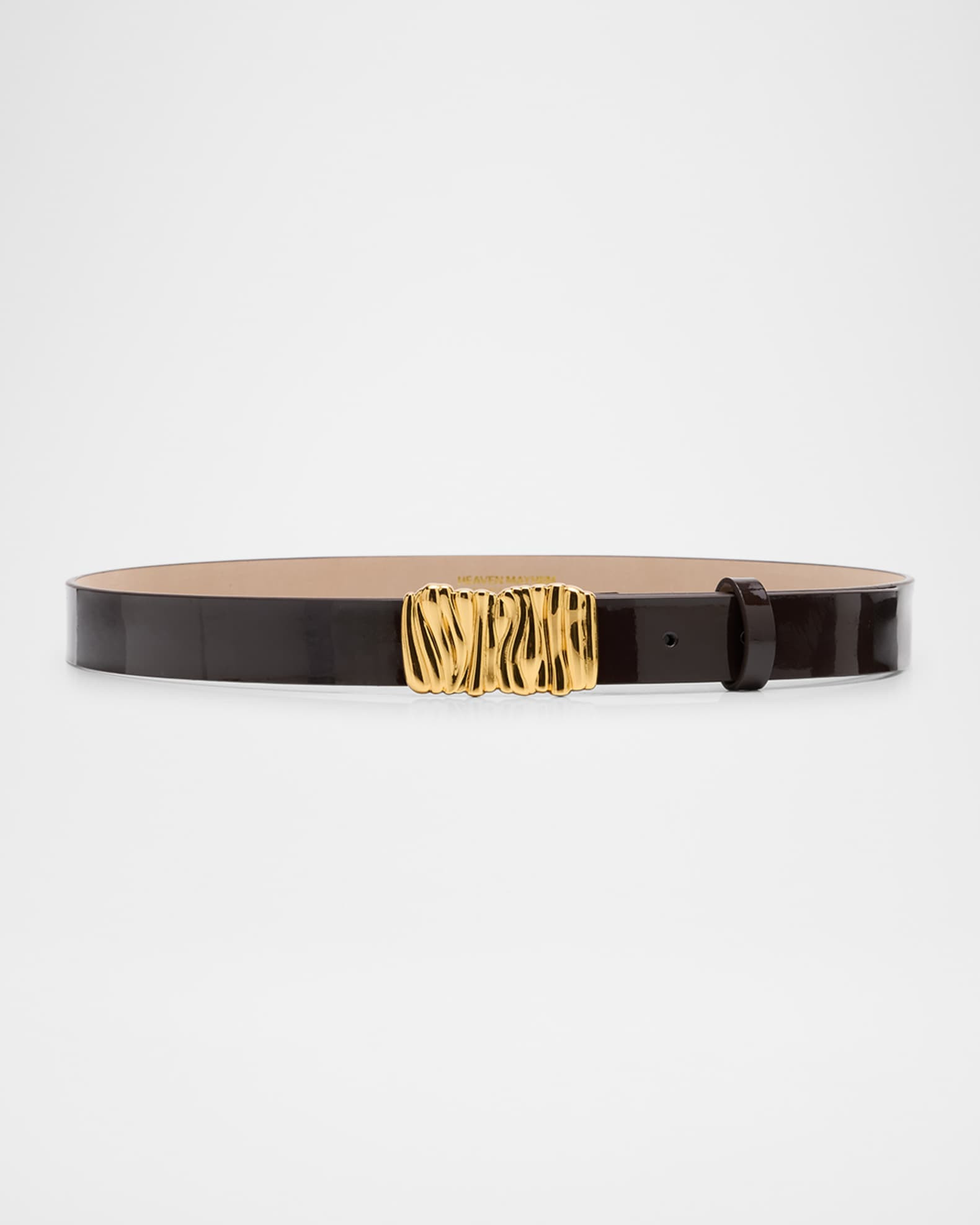 Gaia Medium Leather Belt | Neiman Marcus