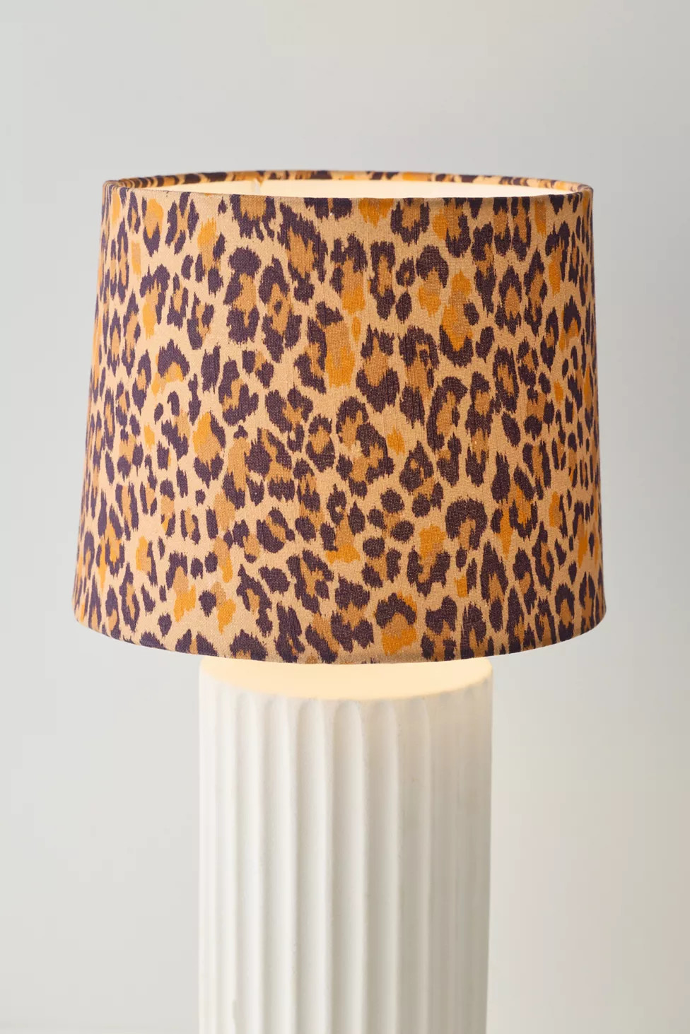 Leopard Print Drum Lamp Shade | Urban Outfitters (US and RoW)