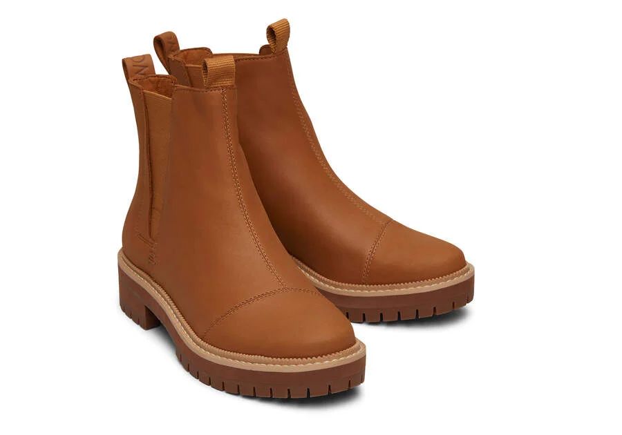 Women

Dakota Tan Water Resistant Leather Boot | Toms Americas