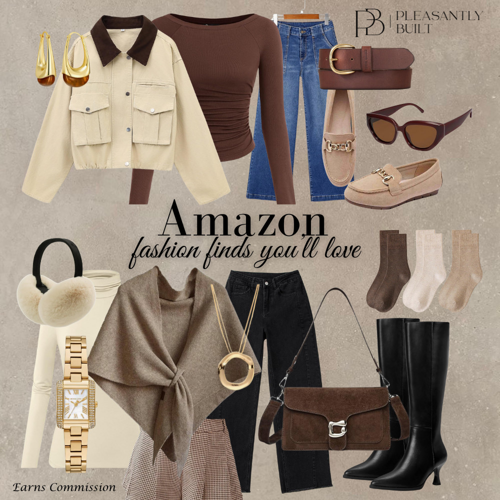 Amazon fashion finds you’ll love 🤍 Affordable, wearable pieces that look way more expensive than they are. From everyday basics to elevated staples—everything is linked for easy shopping.

#amazonfashion #amazonfinds #fashionfinds #amazonstyle #ltkfinds #ltkfashion #affordablefashion #everydaystyle #womensfashion #amazonfavorites #ltkunder50 #ltkunder100 #casualstyle #wardrobeessentials #pleasantlybuilt  

 #LTKGiftGuide #LTKFindsUnder50 #LTKWorkwear