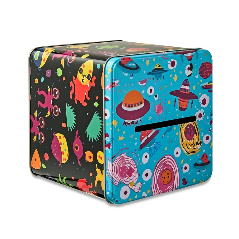 Valentine's Day Aliens Tin Mailbox, by Way To Celebrate | Walmart (US)