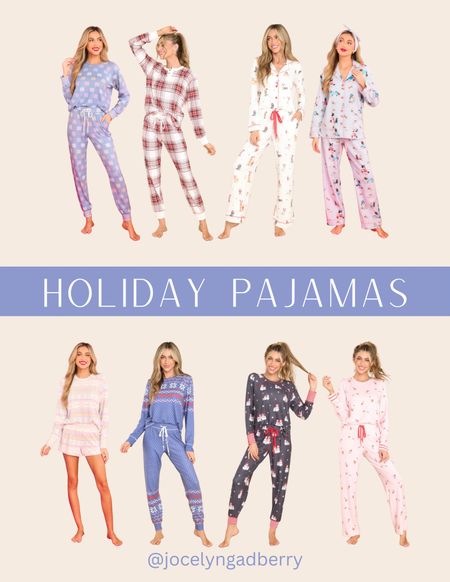 Holiday pajamas

#LTKHoliday #LTKfindsunder100 #LTKGiftGuide