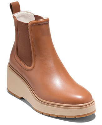 Cole Haan Women's ZERØGRAND Cityquest Waterproof Wedge Boots - Macy's | Macy's