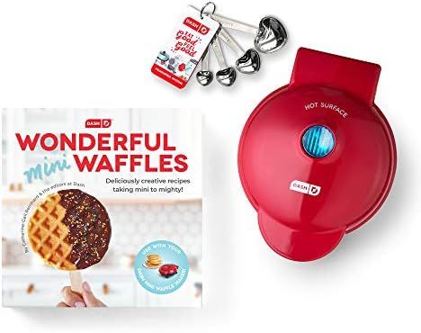 Dash DMWGS001RD Machine for Individual, Paninis, Hash Browns, & other Mini waffle maker, 4 inch, ... | Amazon (US)