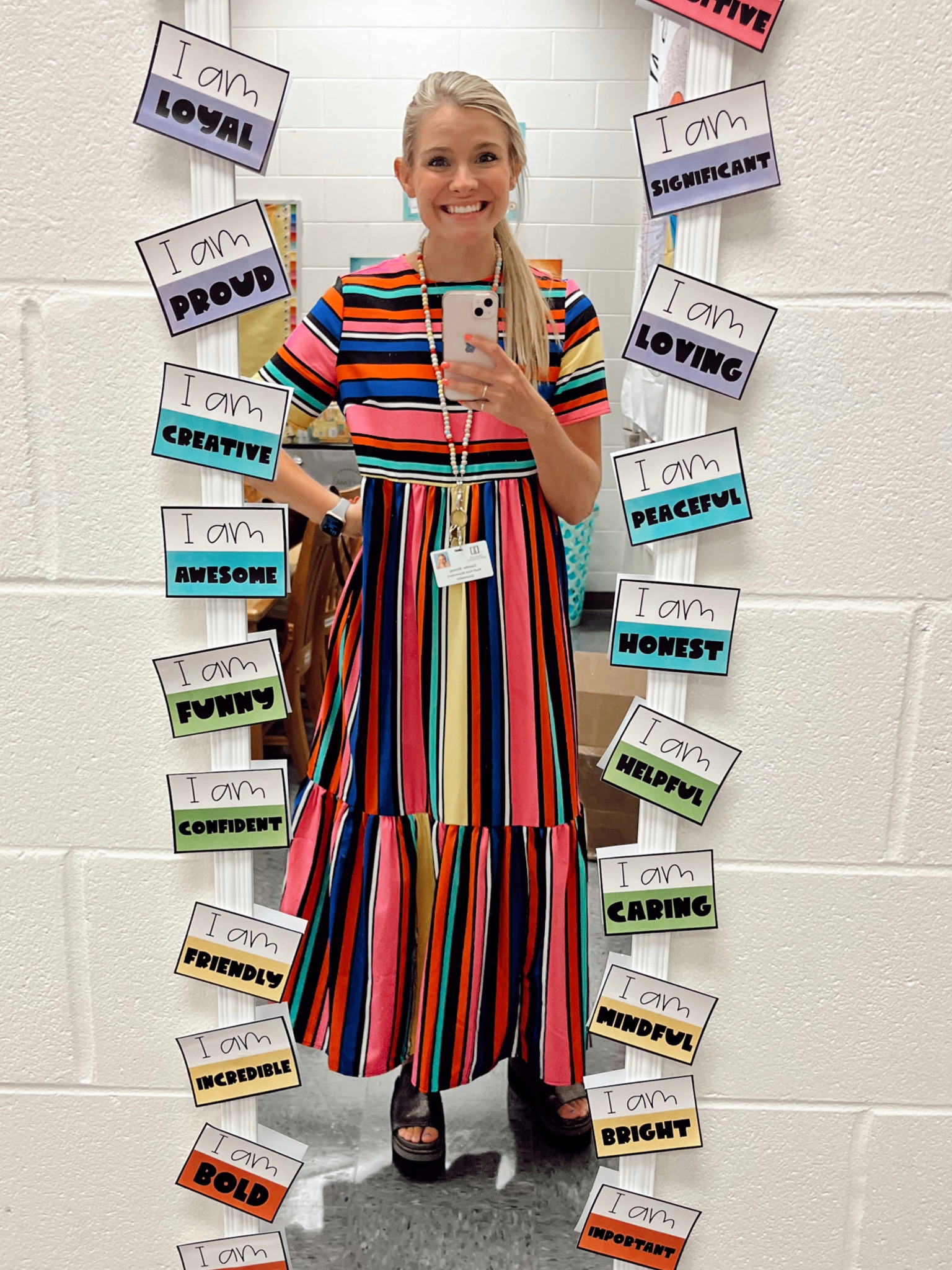 #RainbowDay in full force!!! Love this dress!! 

#LTKshoecrush #LTKunder50 #LTKworkwear