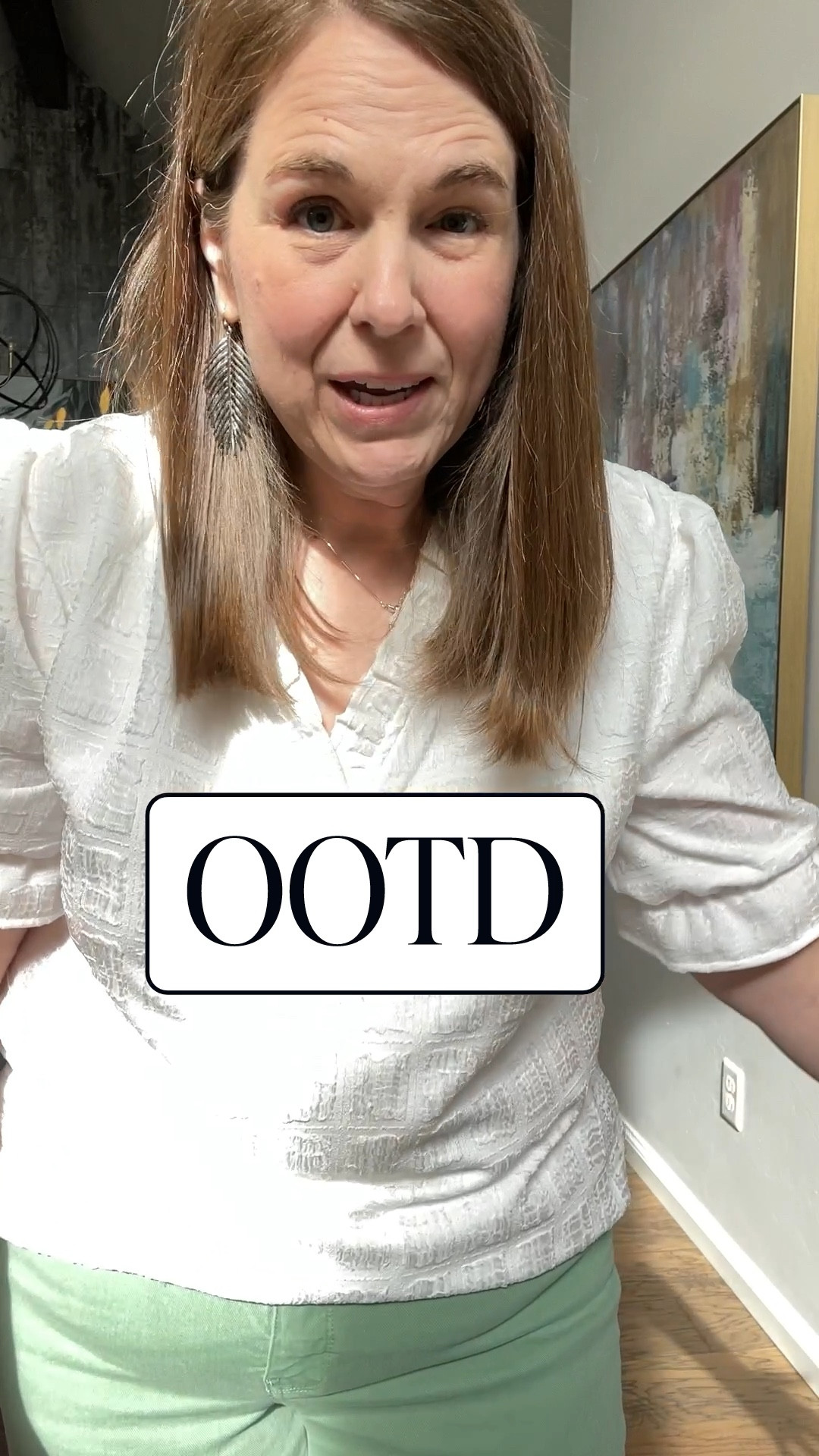 The perfect spring work outfit does exist and it’s brought to life by these green cropped wide leg jeans. 

And can we discuss these sandals? REEF makes some of my favorite shoes for spring and summer. They are all super cute and durable. I have several pairs and wear them all summer long. 

This pair of slides is my go-to around the house. I don’t know about you but I can’t walk around barefooted. I just throw these on and I’m good to go. 

I size down one in the jeans.  Shirt is true to size  



#LTKMidsize #LTKOver40 #LTKFamily