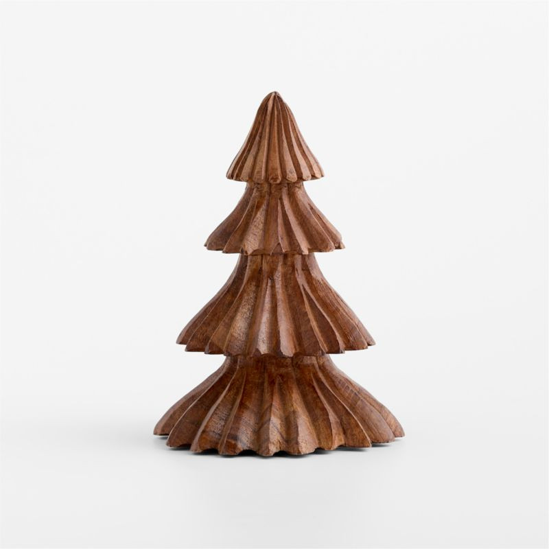 Wooden Christmas Tree, Small 7.25 | Crate & Barrel