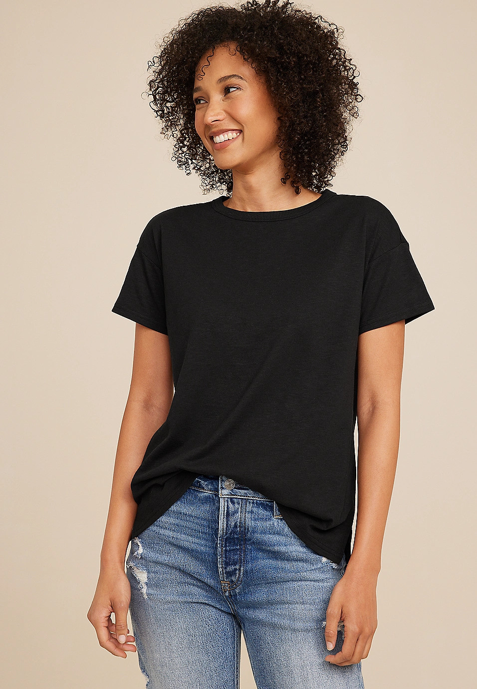 24/7 Dawson Crew Neck Tee | Maurices