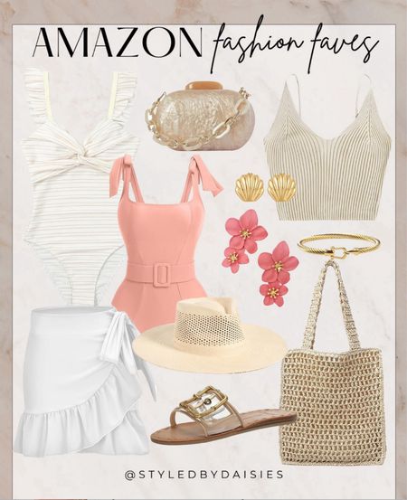 Amazon fashion faves for summer! 

#amazonfinds

Amazon finds. Amazon fashion. Amazon swim. Amazon summer sweater. Amazon straw tote. Amazon slide sandals. Amazon white swim coverup. Amazon resort style. Amazon vacation style  

#LTKFindsUnder100 #LTKSwim #LTKStyleTip

Follow my shop @styledbydaisies on the @shop.LTK app to shop this post and get my exclusive app-only content!

#liketkit 
@shop.ltk
https://liketk.it/4IaR6