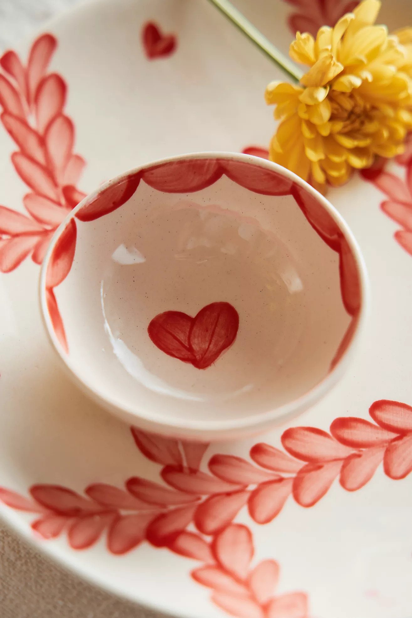 Heart Stoneware Pinch Bowl | Anthropologie (US)