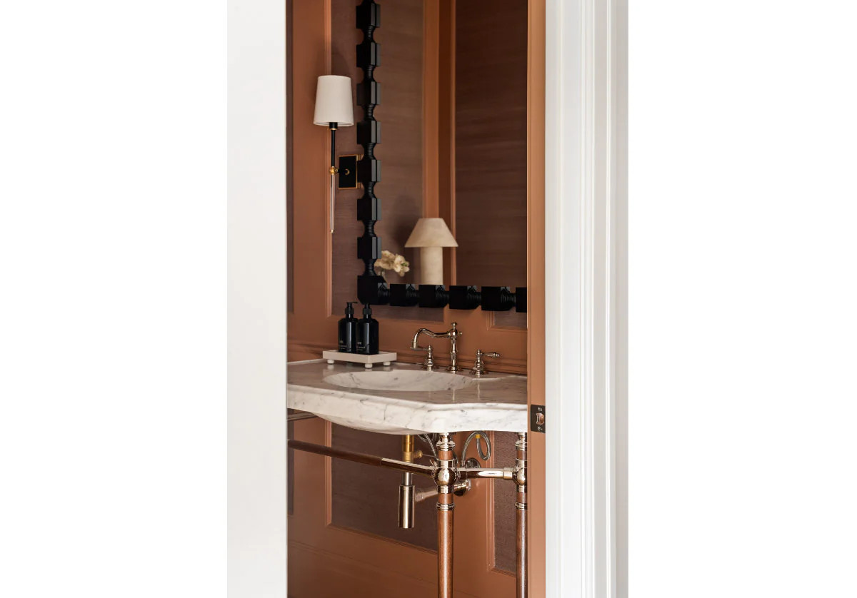 PETITE MARBLE FOOTED TRAY | Alice Lane Home Collection