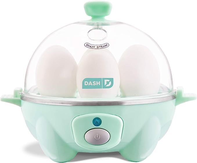 Dash Rapid Egg Cooker: 6 Egg Capacity Electric Egg Cooker for Hard Boiled Eggs, Poached Eggs, Scr... | Amazon (US)