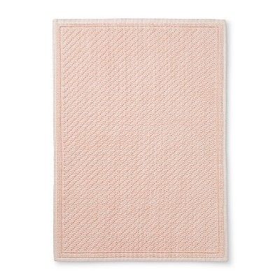 Performance Accent Bath Rugs And Mats Porcelain Pink - Threshold™ | Target