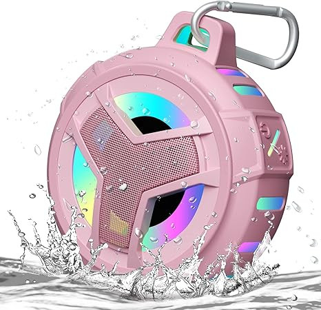 EBODA Bluetooth Shower Speaker, IP67 Waterproof Portable Wireless Small Speakers, Floating, 24H P... | Amazon (US)