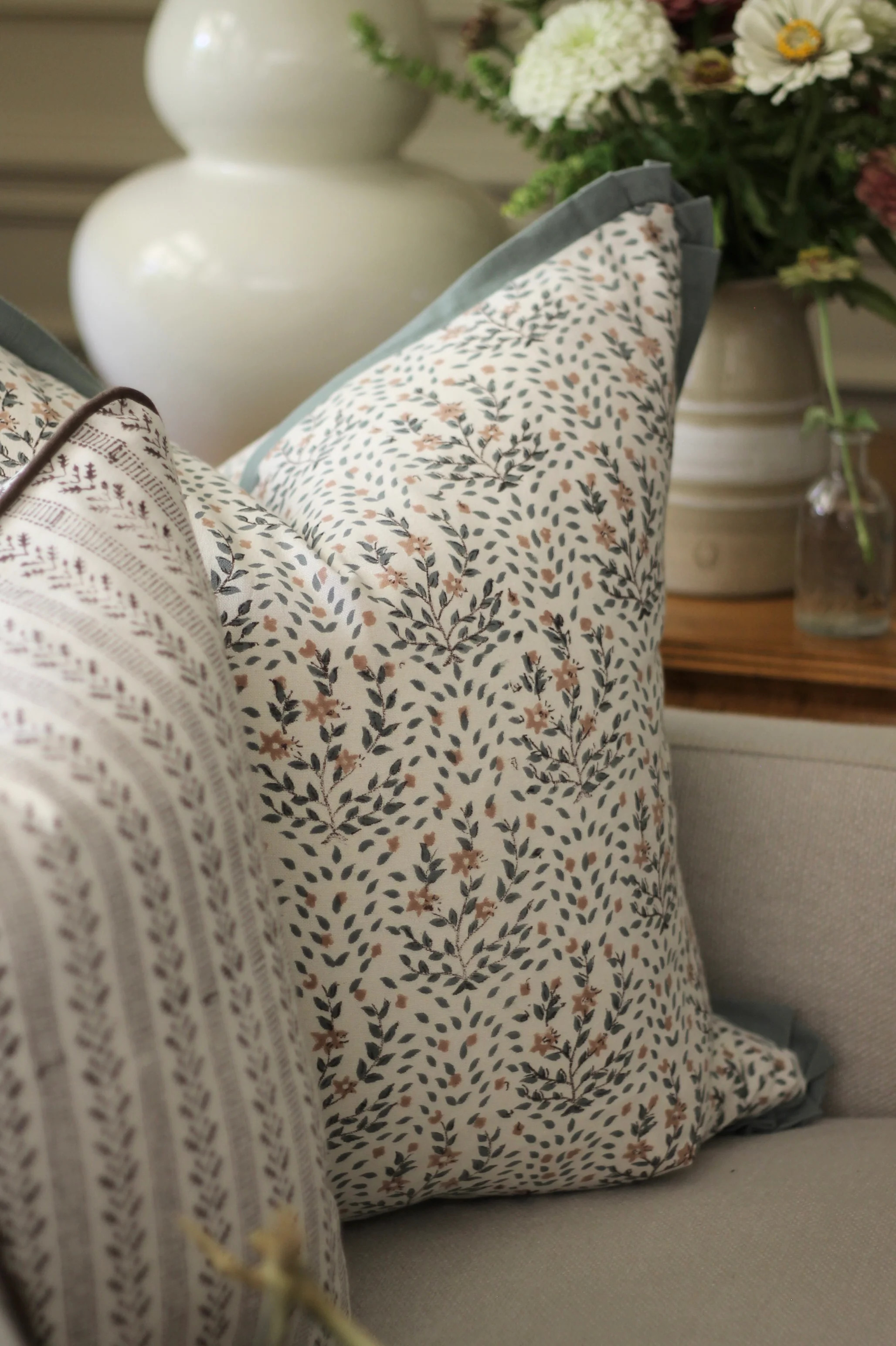 Marcella Movement Pillow Covers | Green Flange | JSH Home Essentials