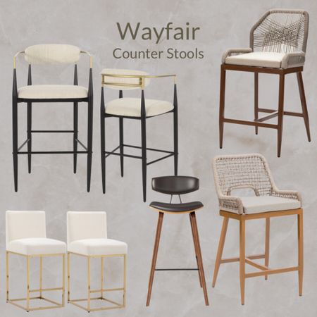 Wayfair counter stools bar stools home decor 

#LTKhome #LTKsalealert