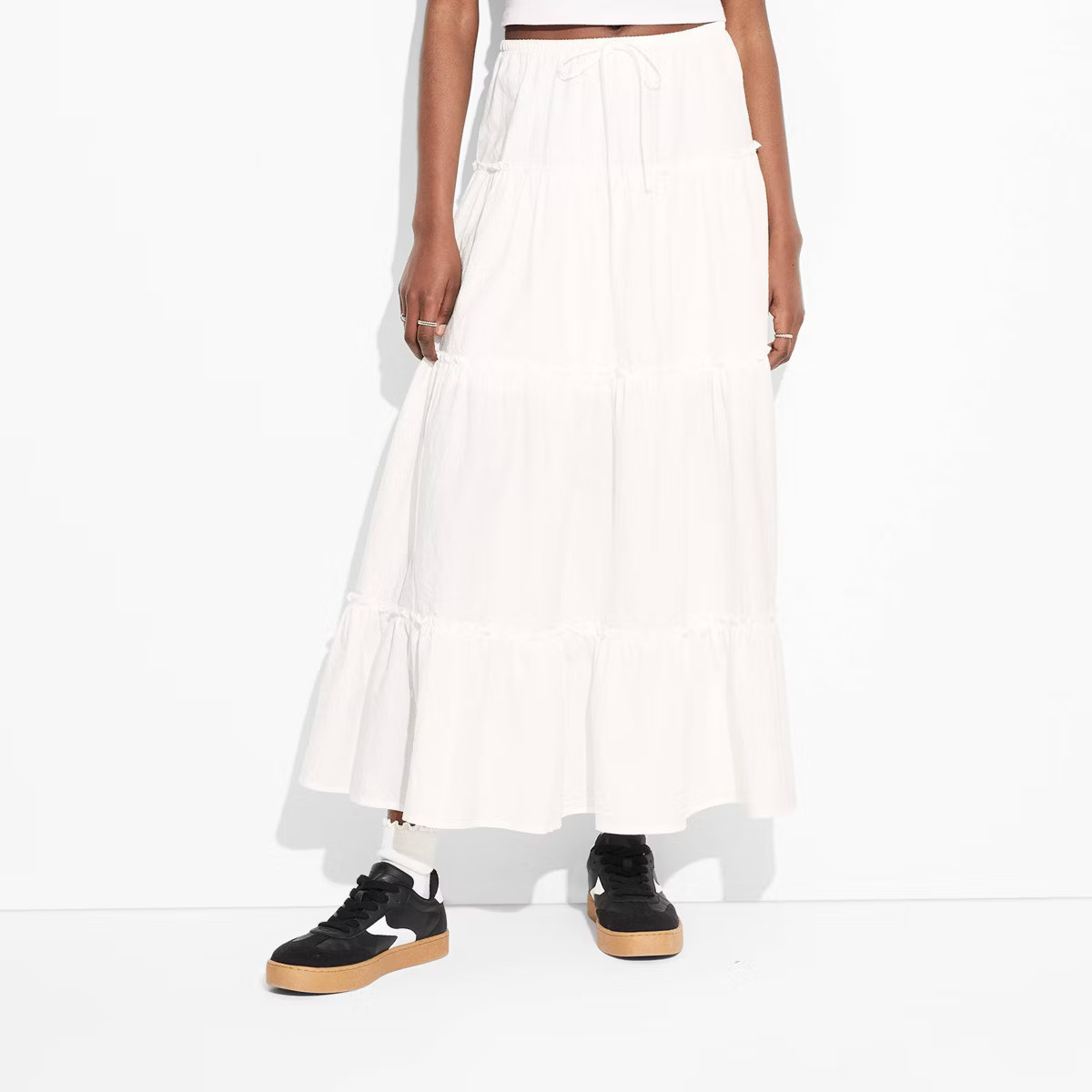 Women's Tiered Linen Maxi Skirt - Wild Fable™ | Target