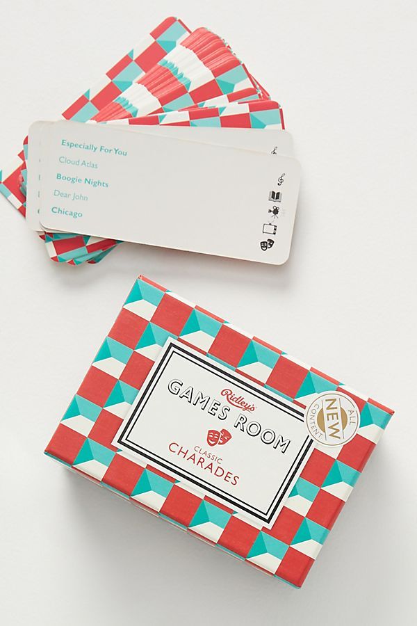 Classic Charades Card Game | Anthropologie (US)