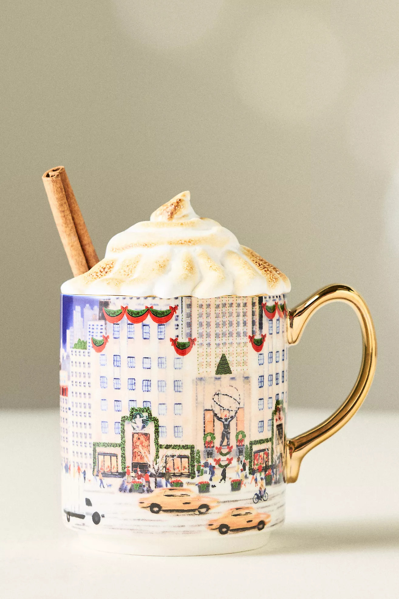 Holiday in the City Stoneware Mug | Anthropologie (UK)