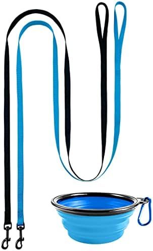 DOYOO 2 Pack Puppy Dog Leash Cat Leash, Strong and Durable Leash with Easy to Use Collar Hook - D... | Amazon (US)