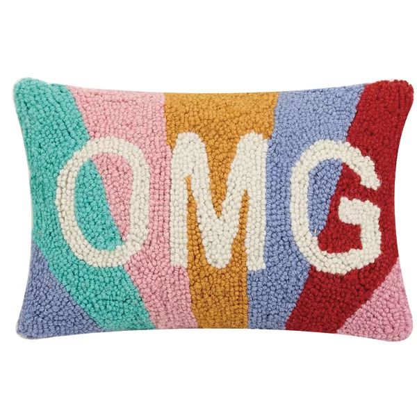 Polina OMG Hook Wool Lumbar Pillow | Wayfair North America
