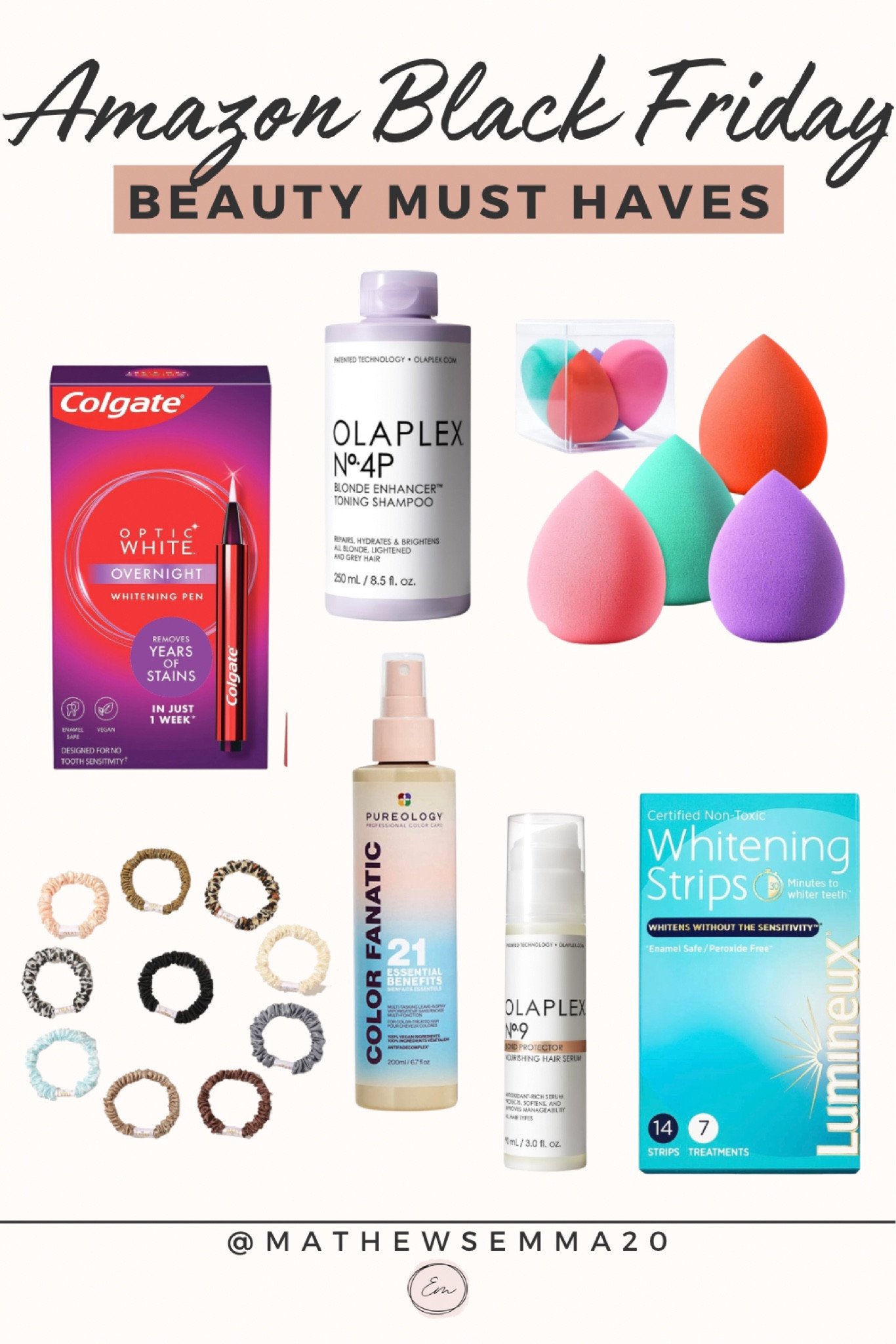 Up to 50% OFF
Amazon finds
Amazon beauty
Makeup
Hair care
Professional hair products
Silk hair ties
Shampoo
Blonde
Olaplex

#LTKbeauty #LTKCyberWeek #LTKsalealert