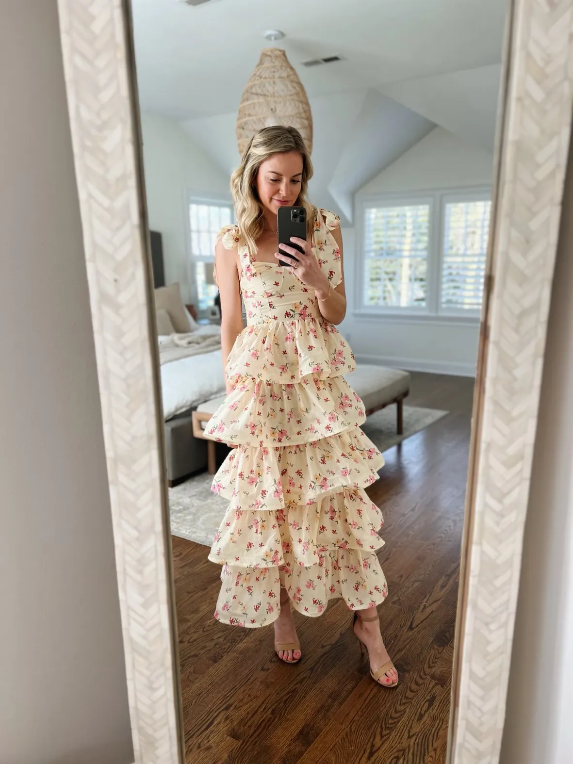 tiered dress for wedding guest A-Line Floor Length Formal Dresses Dress Mother of the Bride Dress 1x Women Dress Elizabeth Tiered Ruffle Maxi Dress