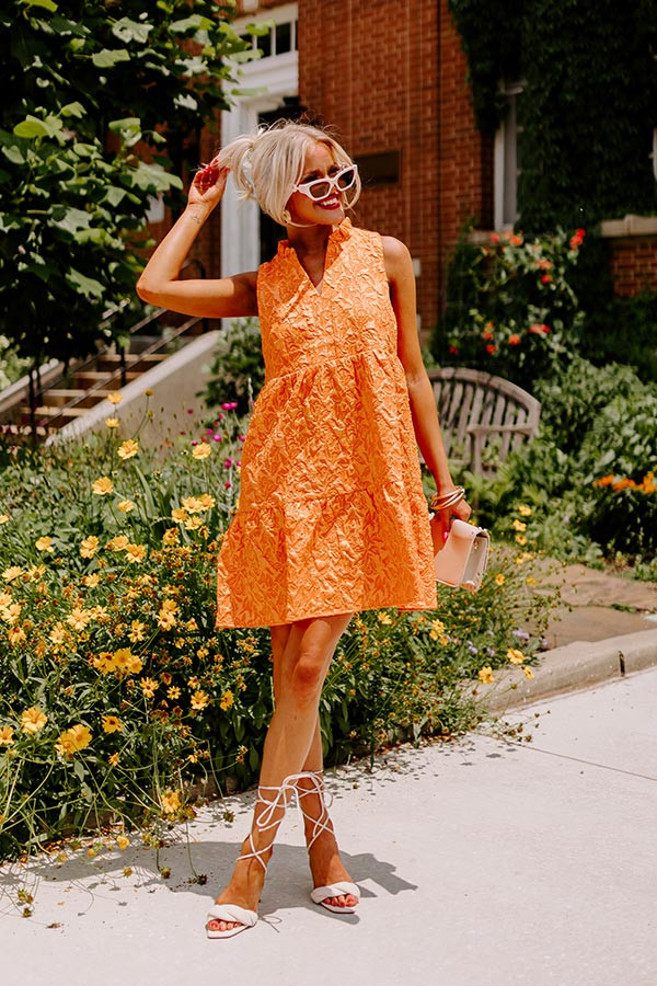 Came For Cocktails Mini Dress In Orange | Impressions Online Boutique