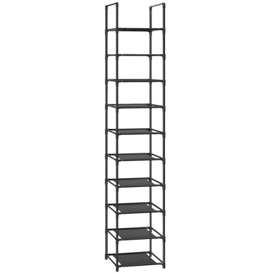 SONGMICS Shoe Rack 10 Tier Shoe Shelf Shoe Storage Organizer 13 x 13 x 68.1 Inches Black | Target