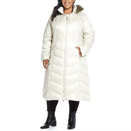 Gallery Womens Plus Heavyweight Puffer Jacket, 1x, White | JCPenney