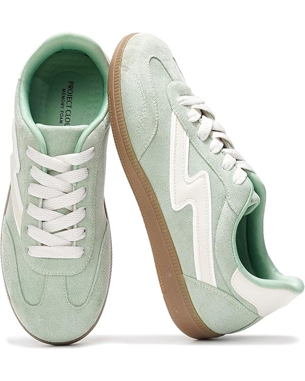 Project Cloud Sneakers for Women - Lace-Up Shoes for Women Trendy Women Sneakers with Memory Foam... | Amazon (US)