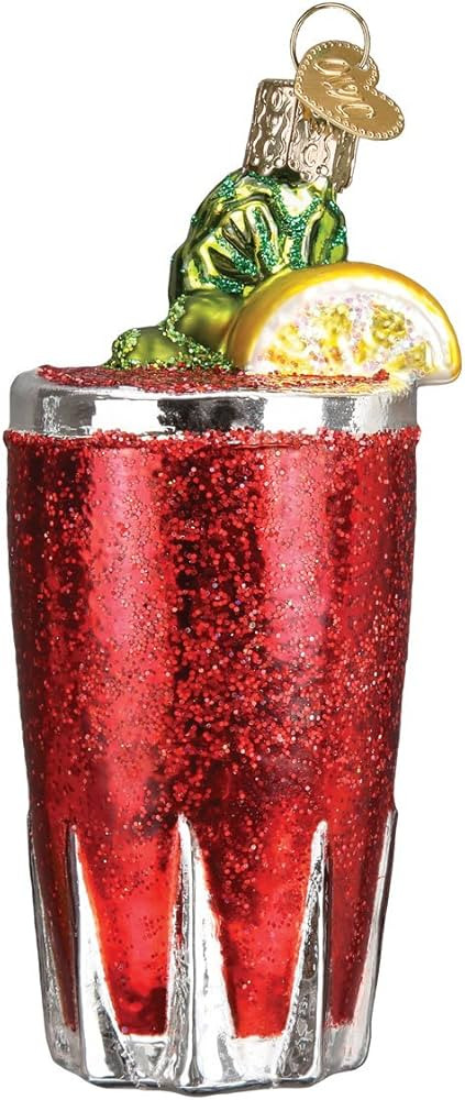 Old World Christmas Ornaments: Adult Beverages Glass Blown Ornaments for Christmas Tree, Bloody M... | Amazon (US)