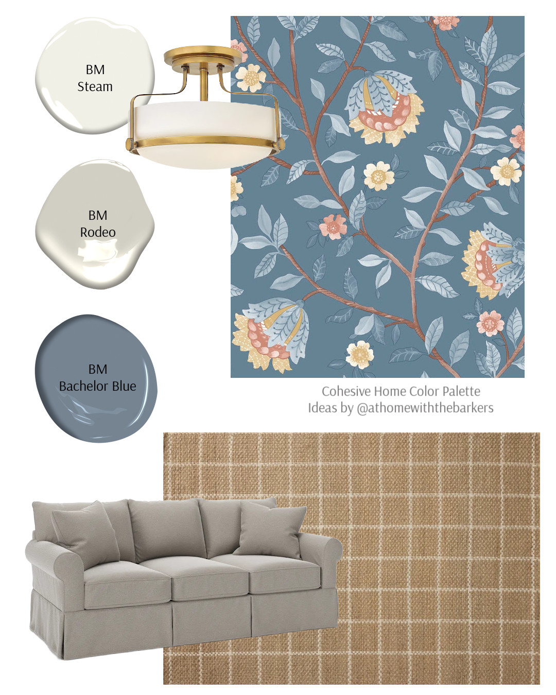 Living room color palette idea, room makeover, DIY home decorating. 

Add a warm color like this area rug to a light gray sofa for instant update. 

 #LTKHome #LTKSaleAlert