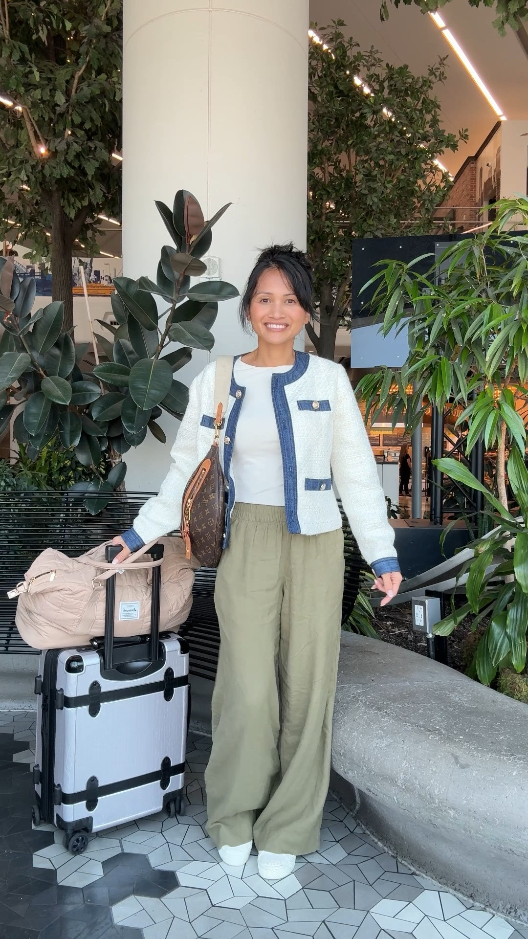 Travel Outfit, linen pants

#LTKmomlife #LTKWorkwear #LTKTravel