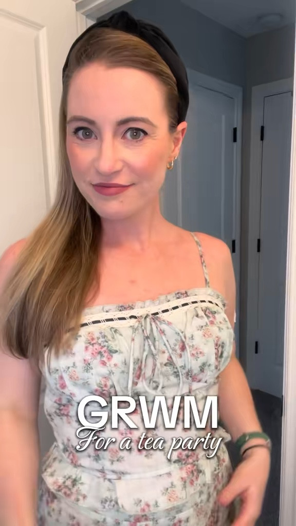 GRWM a for a tea party. This is a medium coverage but still soft makeup look

#LTKdayinmylife #LTKmorningroutine #LTKgrwm